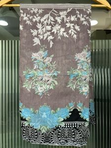 Elegant Black Kurta with Floral Print