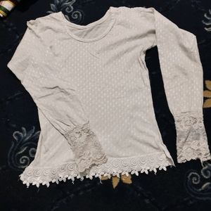 white T-shirt