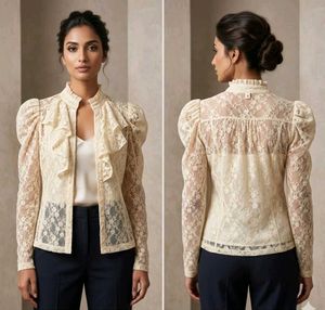 Cute Cream lace Shirt/shrug 😍
