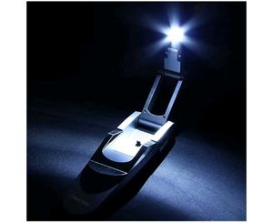 Silver LED Reading Book Light Lamp
