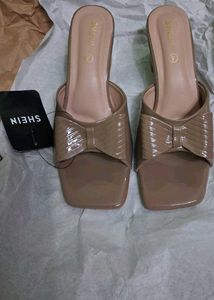 Shein Bow Nude Sandals