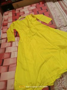 Very Beautiful Turmeric Yellow Colour Kurta 😍😍🫶