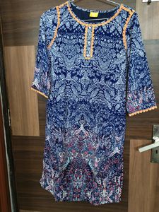 Fine Chiffon Kurta In Lining