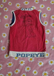 Cute Popeye Sleeveless Top