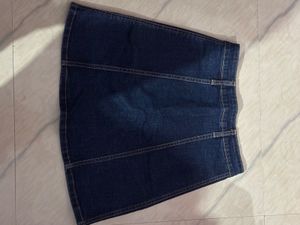 Denim Short Skirt