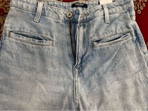 Light Wash Straight Leg Jeans