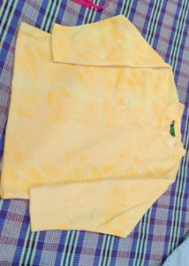 Yellow Patterned T-Shirt
