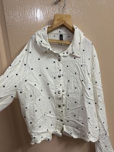 polka dot shirt