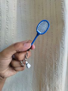 🏸 Badminton Charms Keychain