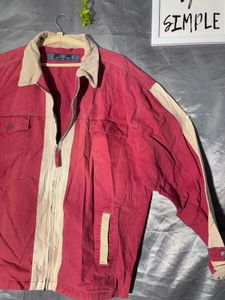 Men's Color Block Zip-Up Jacket