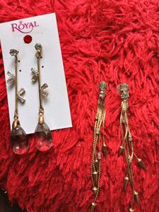 Royal Dangle Earrings combo of 2