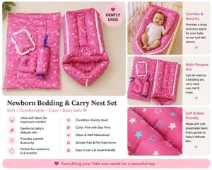 3 beds: Newborn Bedding & Carry Nest Set