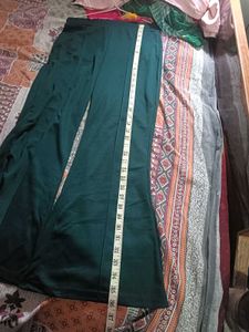 Green Fitted Trousers