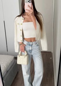 H&M 90s straight  washed light jean