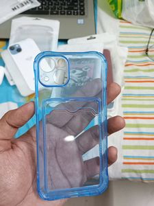 iPhone 13 Clear case with Picture Slot/ Pouch