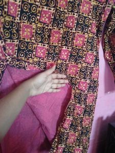 Beautiful Stitched Boat neck kurta