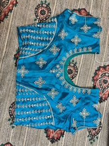 Stunning Embellished Teal Lehenga Skirt