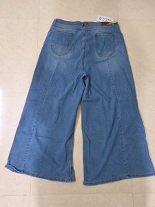 Wide Leg Denim Jeans