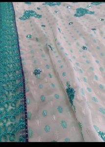 Brand New Designer Saree No Blouse