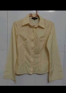 Butter Yellow Bell Sleeve Shirt 💛✨