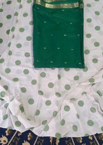 Elegant Green Banarasi Silk Saree