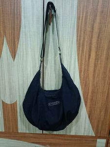 Lancaster Black Hobo Bag