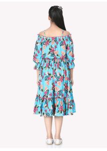 Off Shoulder Floral Dress