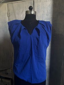 Vibrant Royal Blue Sleeveless Top