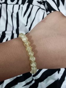 yellow Beaded Bracelet