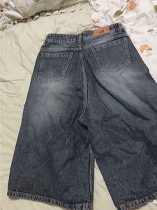 Vintage Wash Baggy Denim Shorts