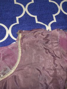 Embellished Lavender dress and shalwar with dupatt