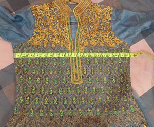 Heavy Anarkali Set With Necklace