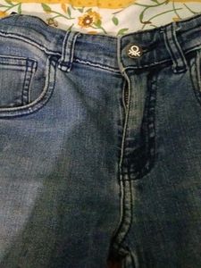 Distressed Denim Shorts