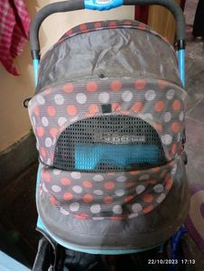 Blue &amp; Black Baby Stroller