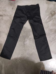 Black Straight Leg Trousers