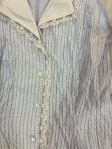 Cute Blue Gingham Babydoll Dress