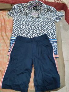 Stylish Boys’ 2-Piece Set – Shirt + Shorts