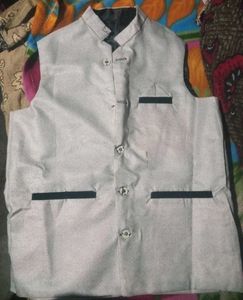 Men's Silver Waistcoat