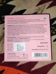 Myglamm Popxo Eyeshadow Pallette - Hot Mess