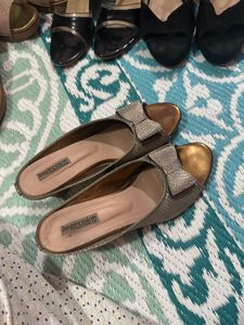Sparkling Gold &amp; Black Heels Bundle