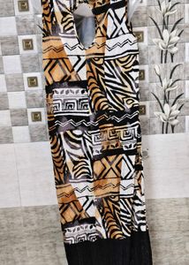 Stylish Animal Print Maxi Dress