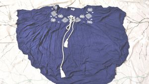 Zudio Blue Crop Top