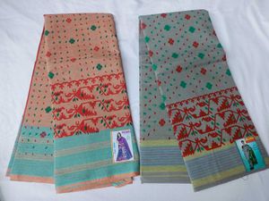 Beautiful Cotton Saree Set 2 combo