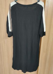 🖤Teamspirit Sporty Black Raglan T-Shirt Dress