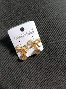 Cute Bow Drop Earrings