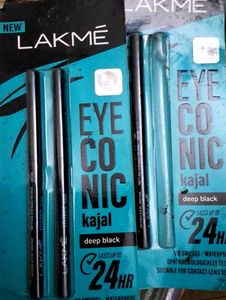 Lakme Eyeconic Kajal – Deep Black (Set of 3)