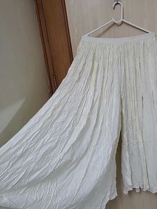 silk dress with plazzo