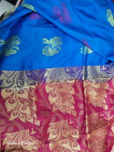 uppada pattu Elegant Blue saree