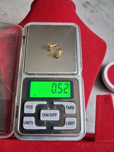 Charming Heart Stud Earrings gold 22crt