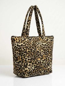 Stylish Leopard Print Tote Bag